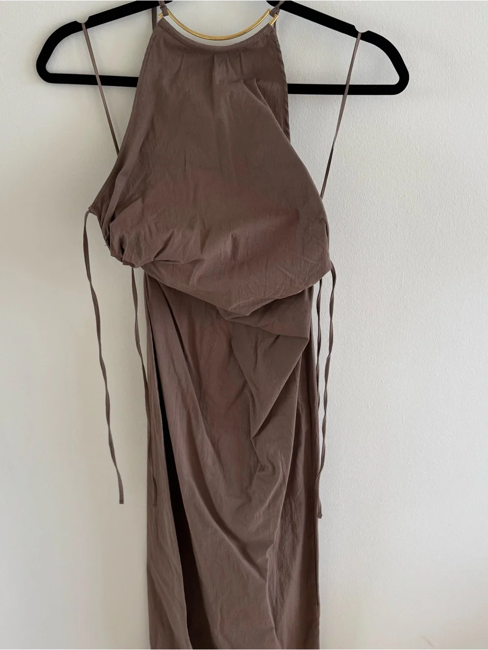 Zara Halter Midi Dress - Picture 5 of 9